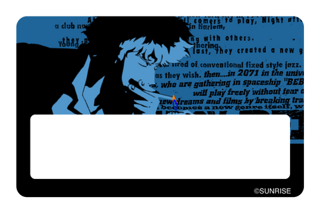 Spike in blue - Card Covers - Cowboy Bebop - CUCU Covers