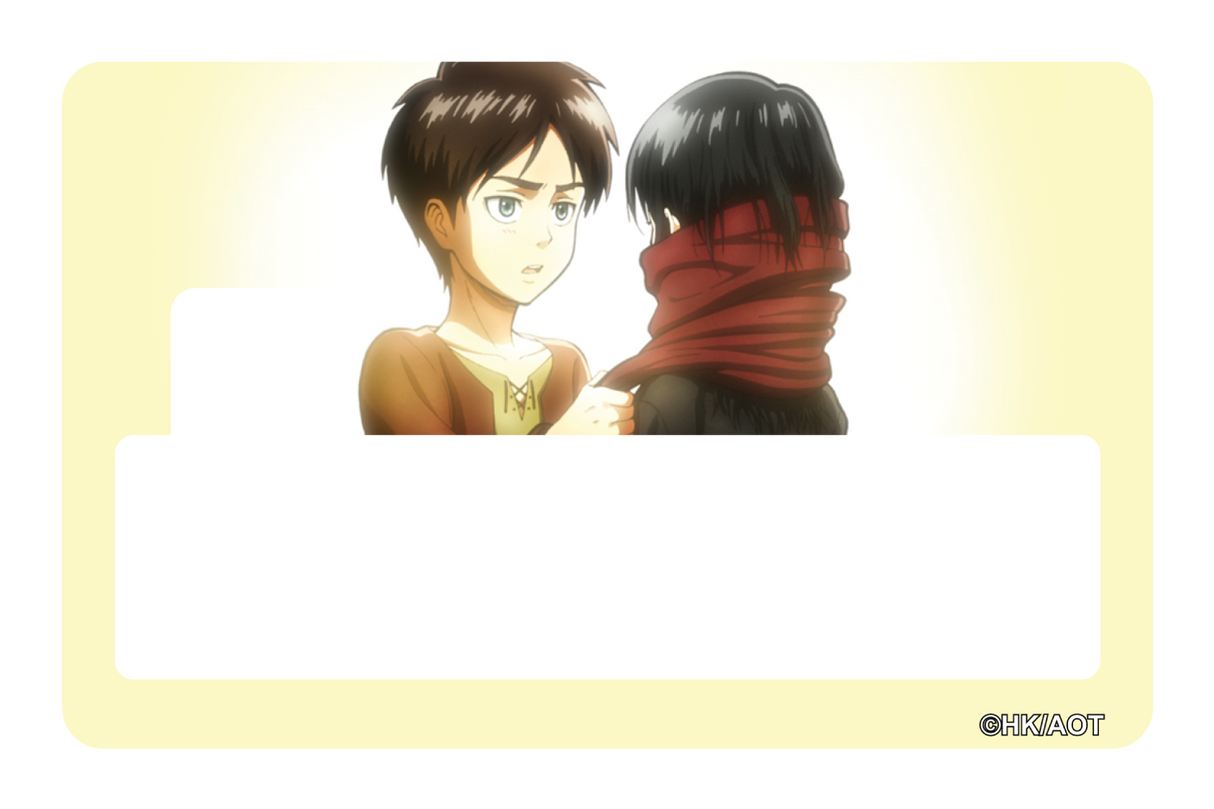 Red Scarf - Card Covers - Attack on Titan - CUCU Covers