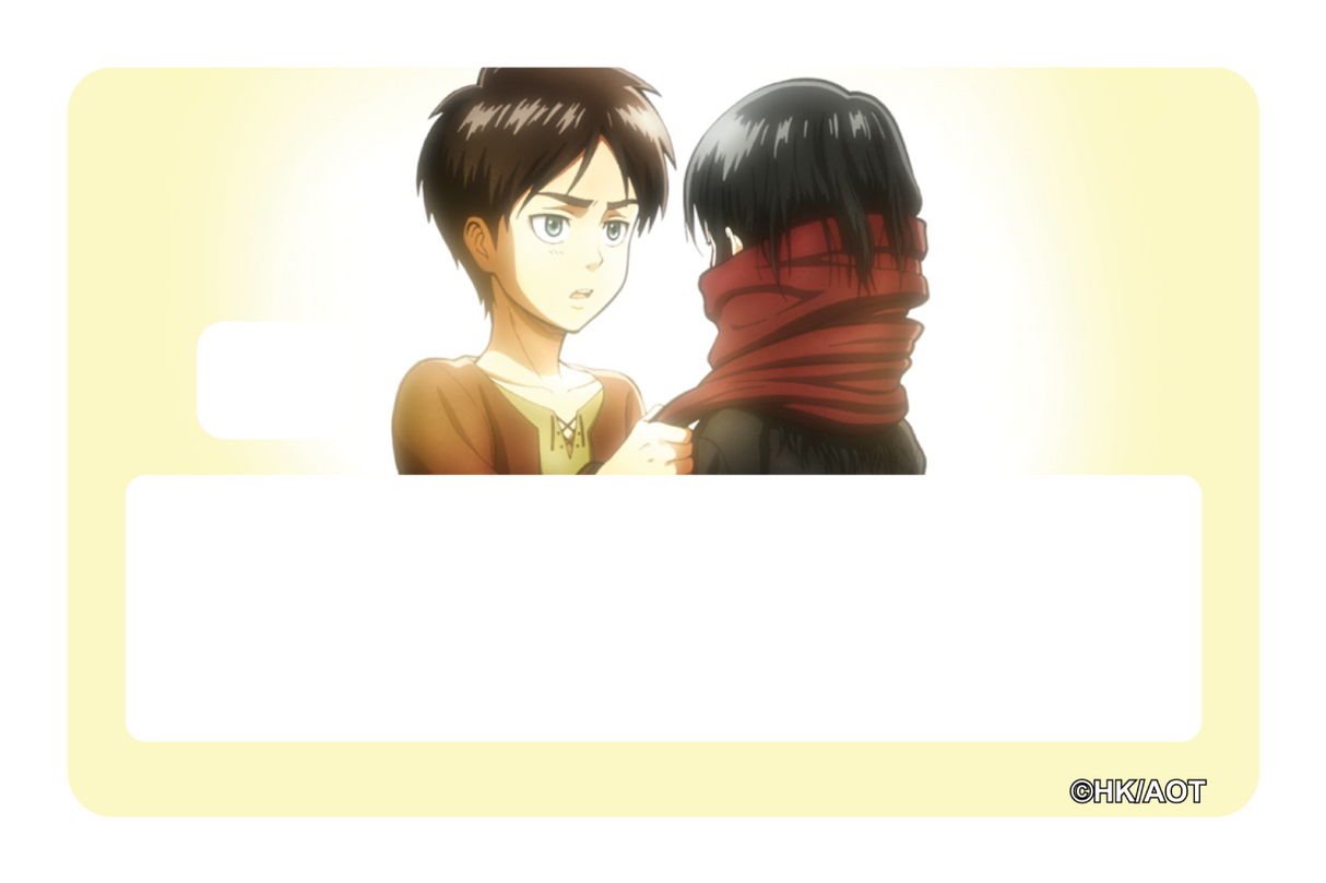 Red Scarf - Card Covers - Attack on Titan - CUCU Covers