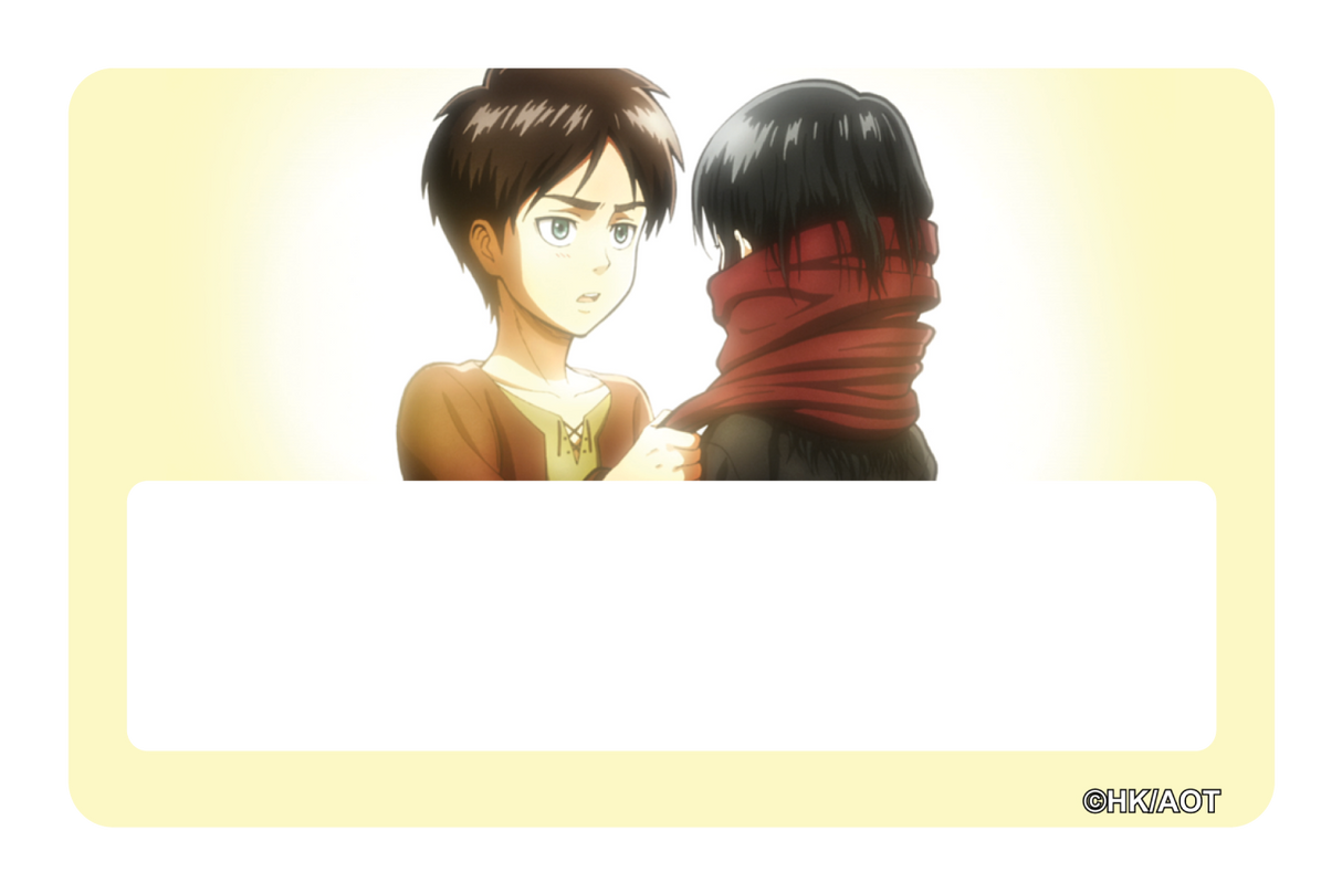 Red Scarf - Card Covers - Attack on Titan - CUCU Covers