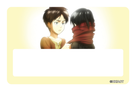 Red Scarf - Card Covers - Attack on Titan - CUCU Covers