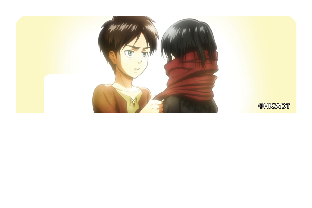 Red Scarf - Card Covers - Attack on Titan - CUCU Covers