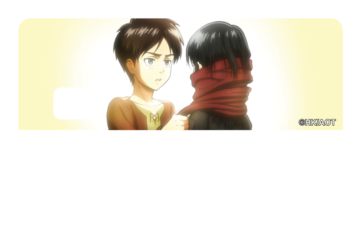 Red Scarf - Card Covers - Attack on Titan - CUCU Covers