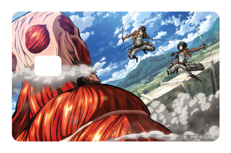 Scouts vs Clossal Titan - Card Covers - Attack on Titan - CUCU Covers