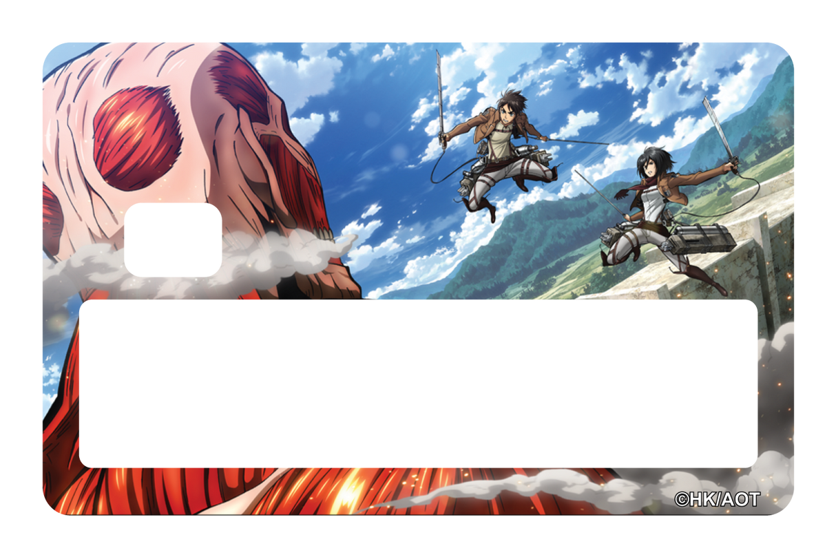 Scouts vs Clossal Titan - Card Covers - Attack on Titan - CUCU Covers