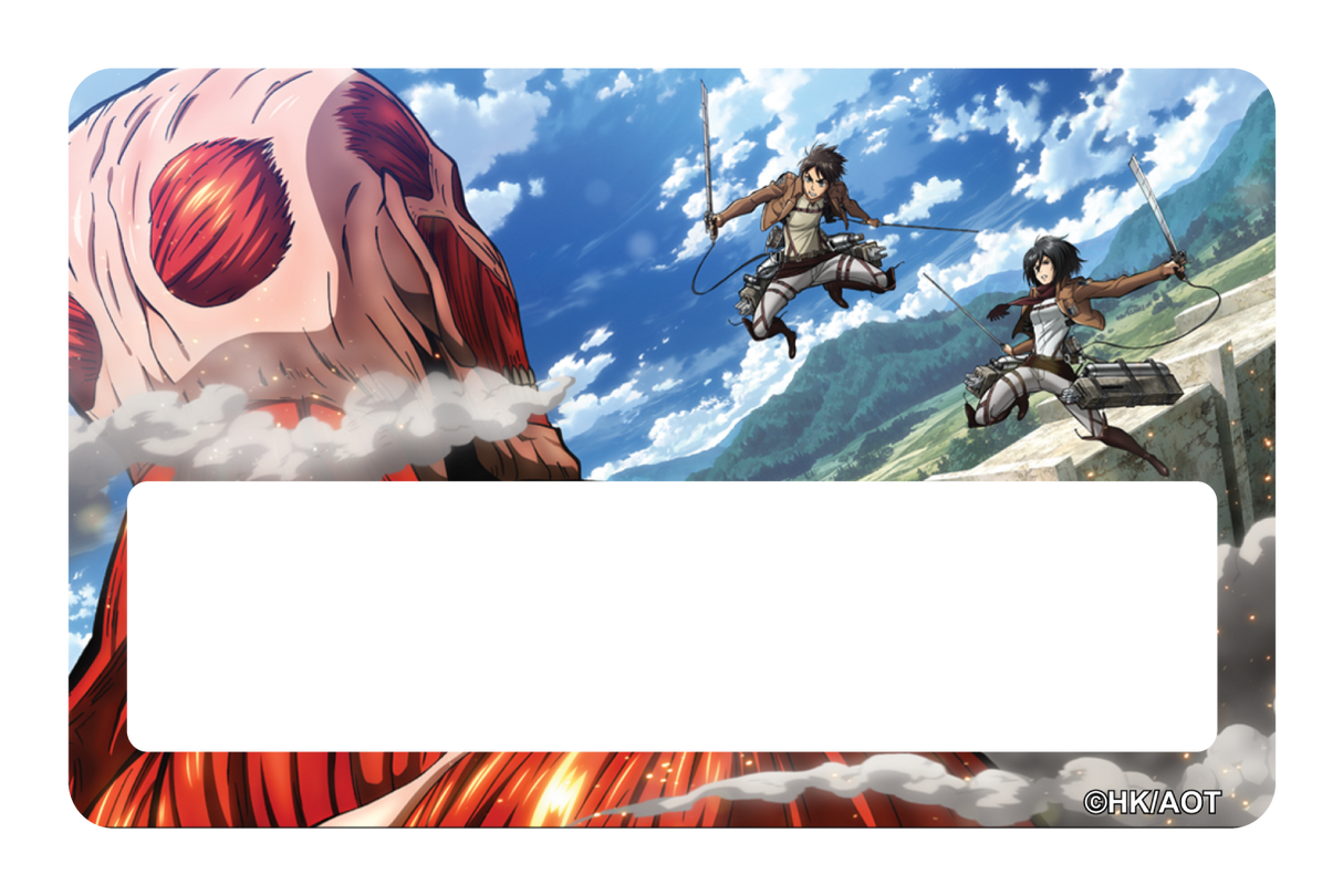 Scouts vs Clossal Titan - Card Covers - Attack on Titan - CUCU Covers