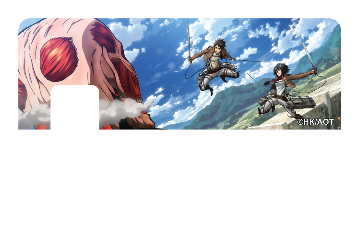 Scouts vs Clossal Titan - Card Covers - Attack on Titan - CUCU Covers