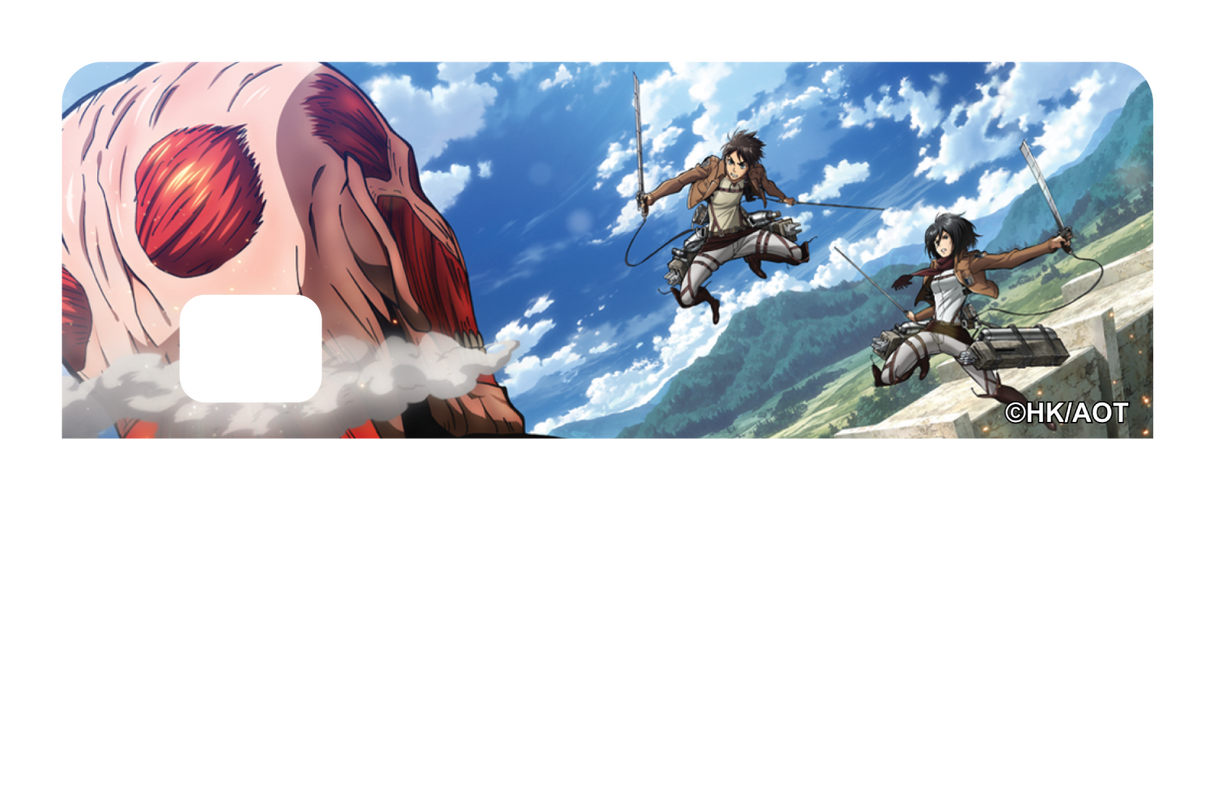 Scouts vs Clossal Titan - Card Covers - Attack on Titan - CUCU Covers