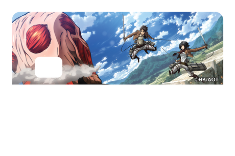 Scouts vs Clossal Titan - Card Covers - Attack on Titan - CUCU Covers