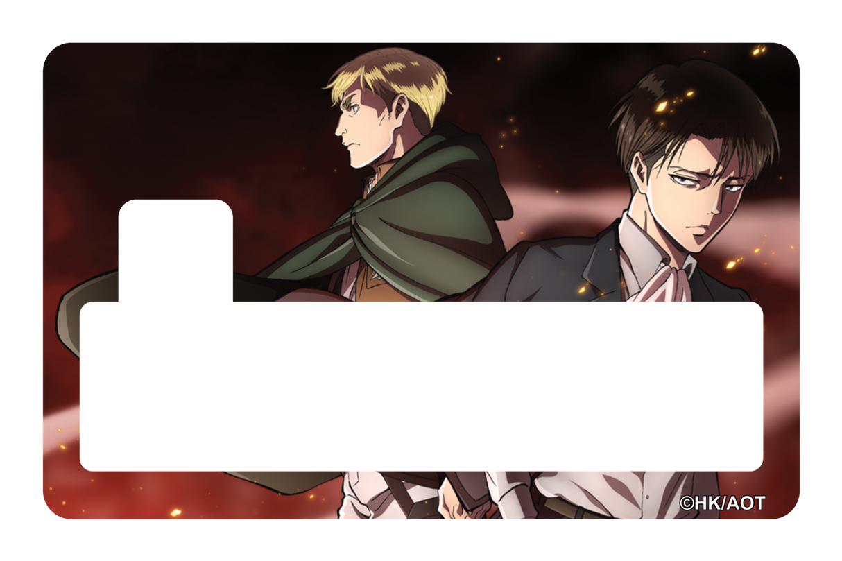 Levi and Erwin - Card Covers - Attack on Titan - CUCU Covers