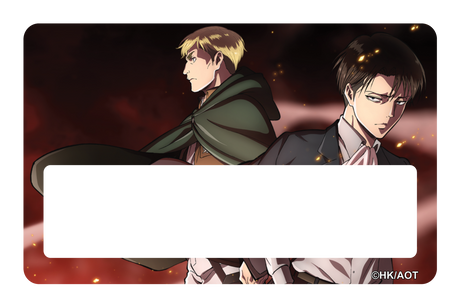 Levi and Erwin - Card Covers - Attack on Titan - CUCU Covers