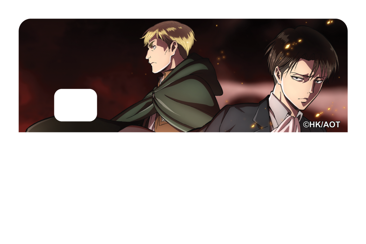 Levi and Erwin - Card Covers - Attack on Titan - CUCU Covers