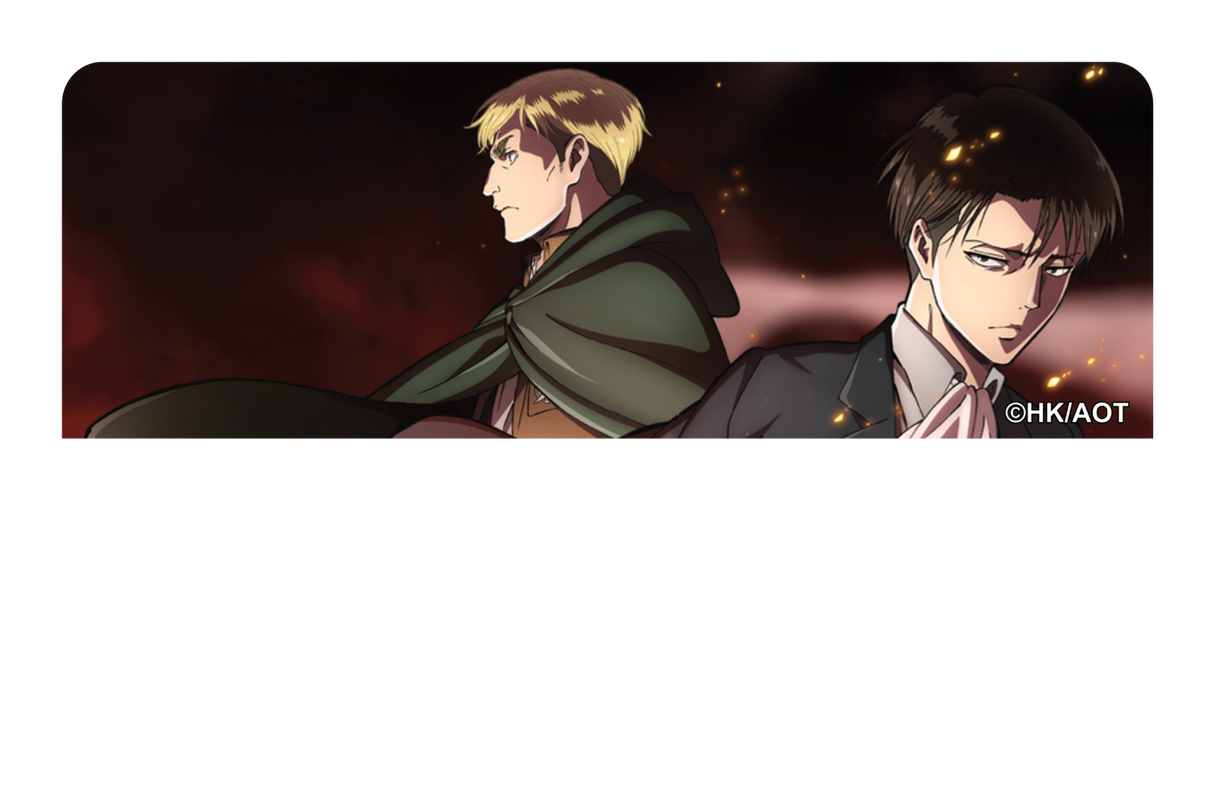 Levi and Erwin - Card Covers - Attack on Titan - CUCU Covers