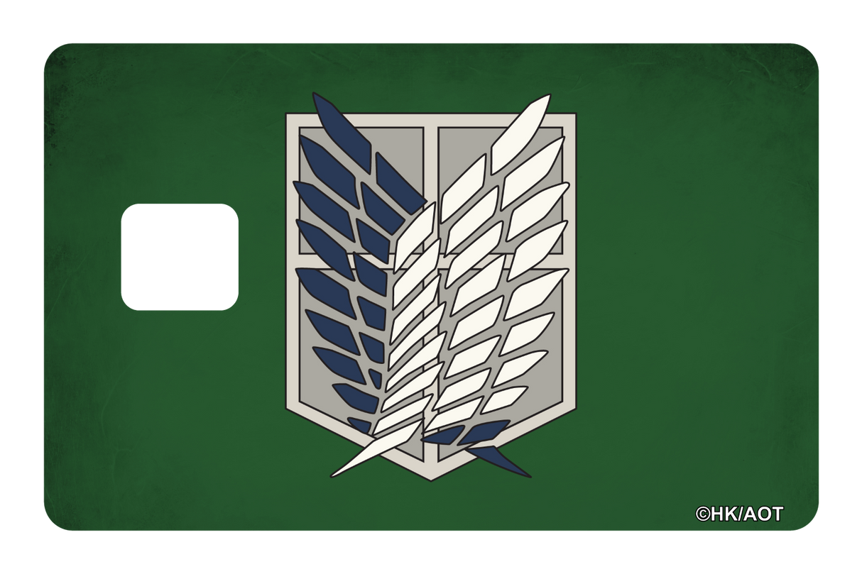 Scouts Crest Green - Card Covers - Attack on Titan - CUCU Covers