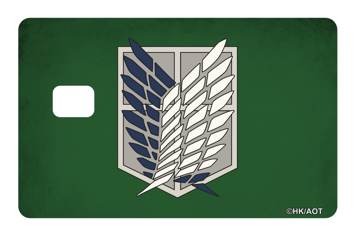 Scouts Crest Green - Card Covers - Attack on Titan - CUCU Covers