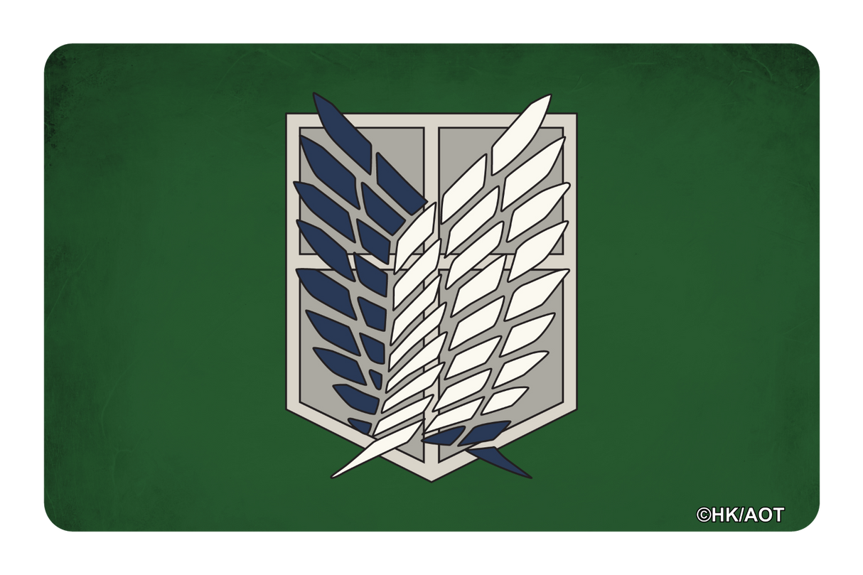 Scouts Crest Green - Card Covers - Attack on Titan - CUCU Covers