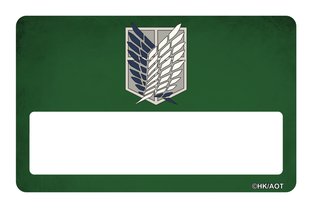 Scouts Crest Green - Card Covers - Attack on Titan - CUCU Covers