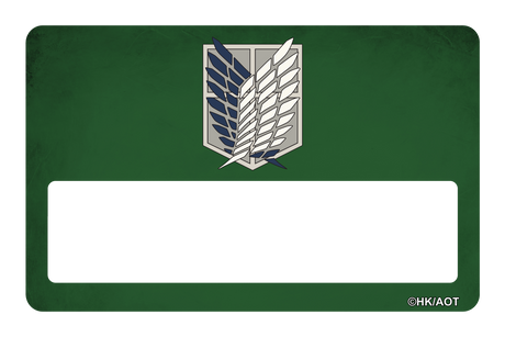 Scouts Crest Green - Card Covers - Attack on Titan - CUCU Covers