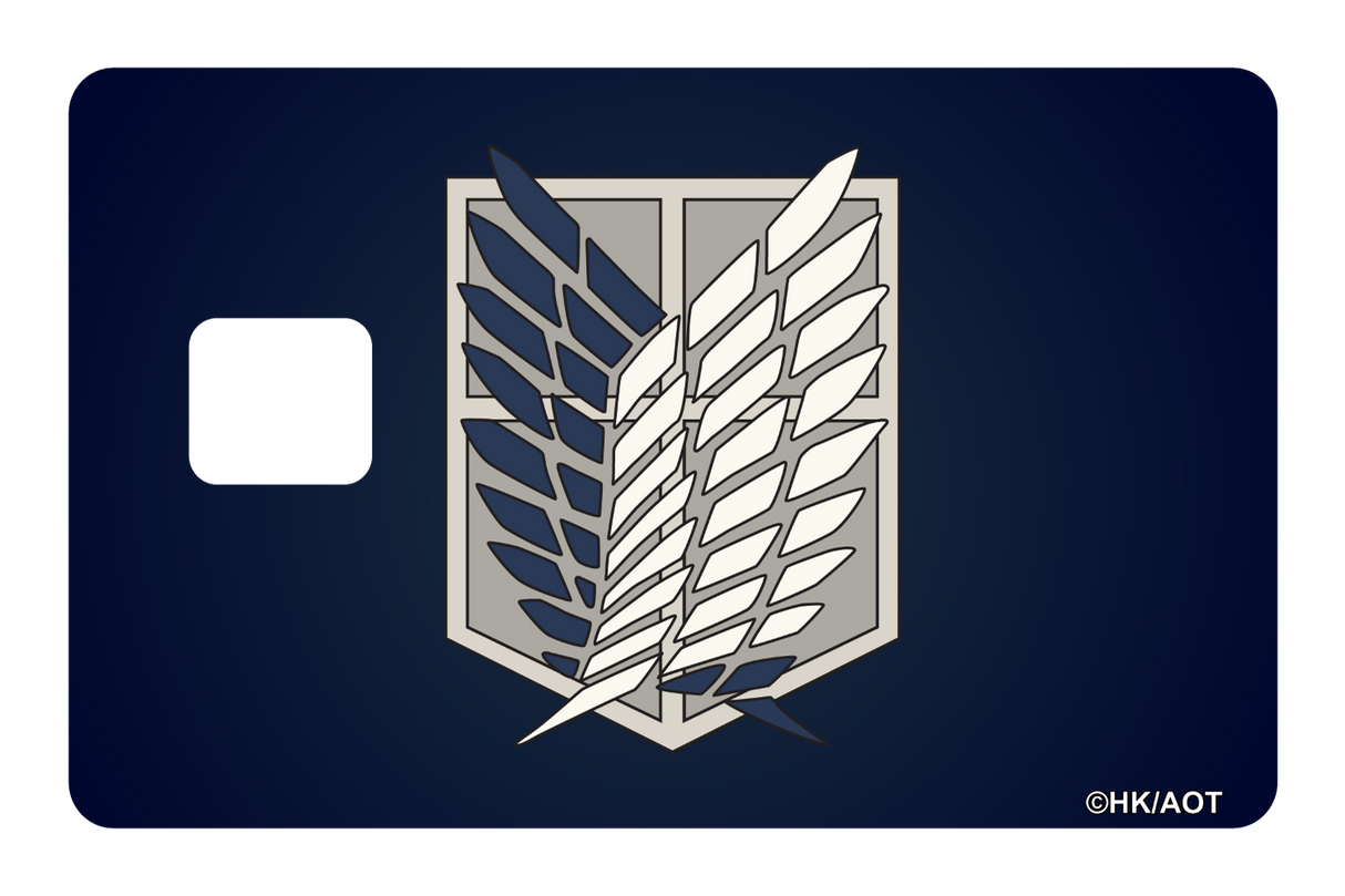 Scouts Crest Navy - Card Covers - Attack on Titan - CUCU Covers