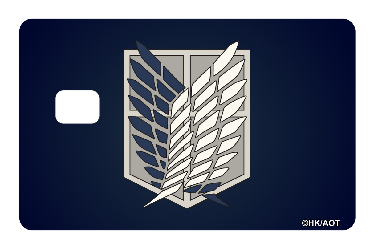 Scouts Crest Navy - Card Covers - Attack on Titan - CUCU Covers