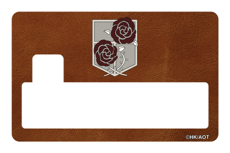 Garrison Crest Brown - Card Covers - Attack on Titan - CUCU Covers