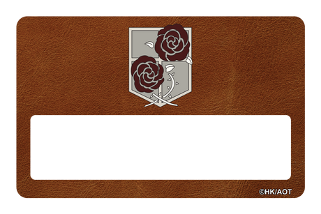 Garrison Crest Brown - Card Covers - Attack on Titan - CUCU Covers