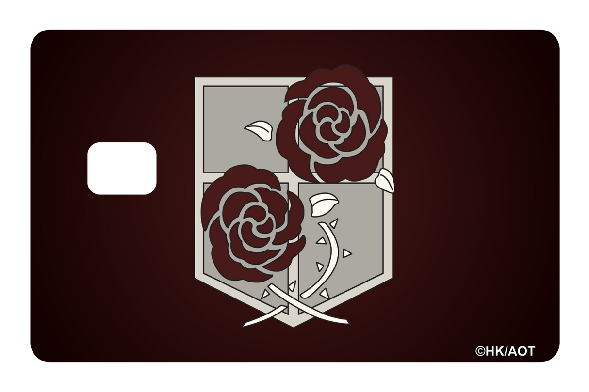 Garrison Crest Ruby - Card Covers - Attack on Titan - CUCU Covers