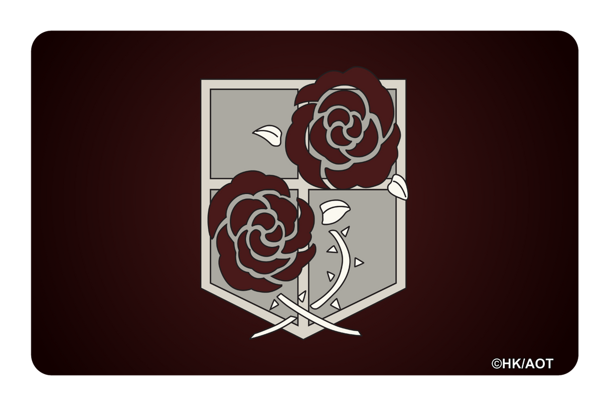 Garrison Crest Ruby - Card Covers - Attack on Titan - CUCU Covers