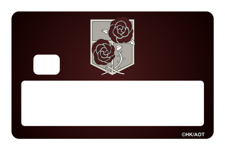 Garrison Crest Ruby - Card Covers - Attack on Titan - CUCU Covers