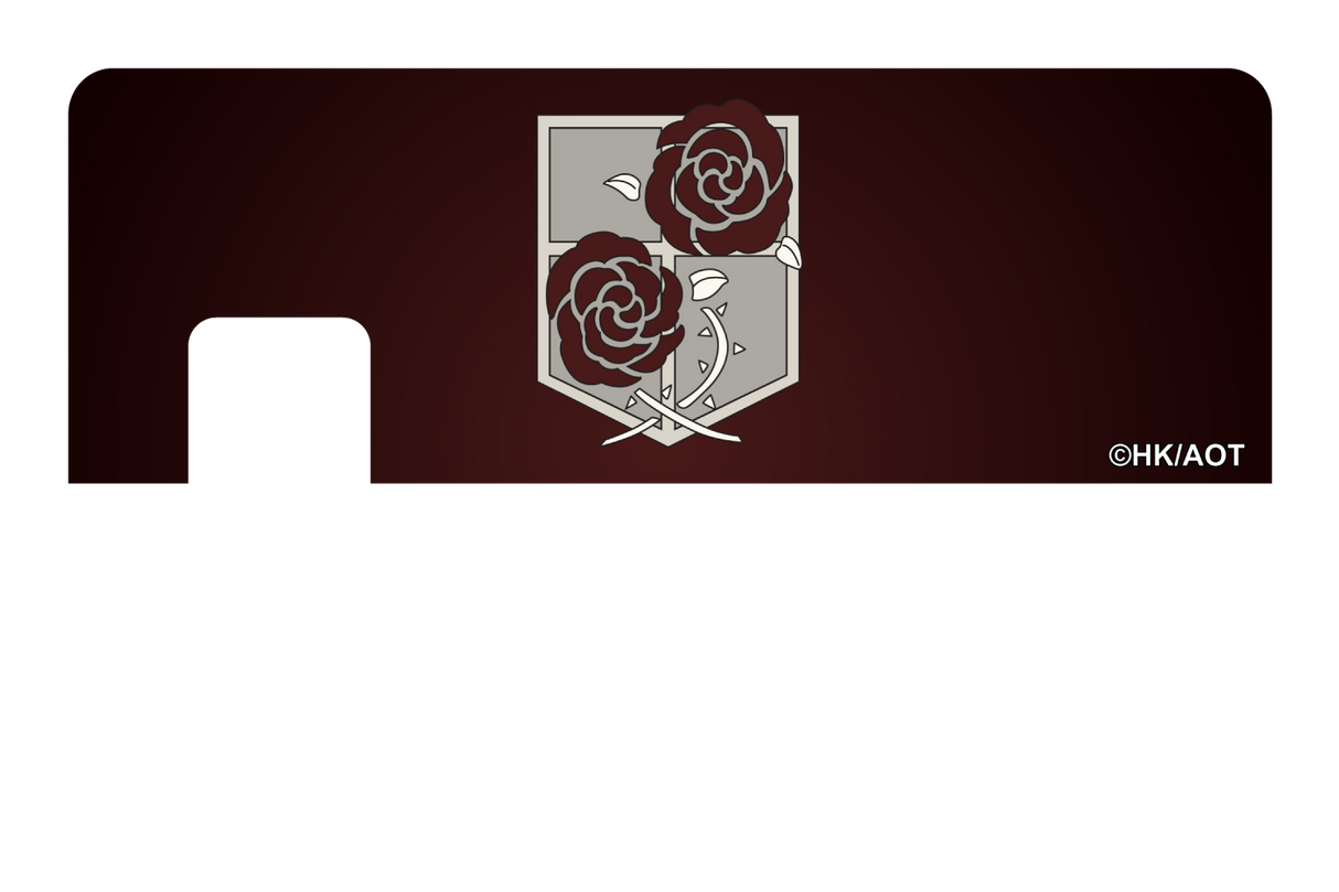 Garrison Crest Ruby - Card Covers - Attack on Titan - CUCU Covers