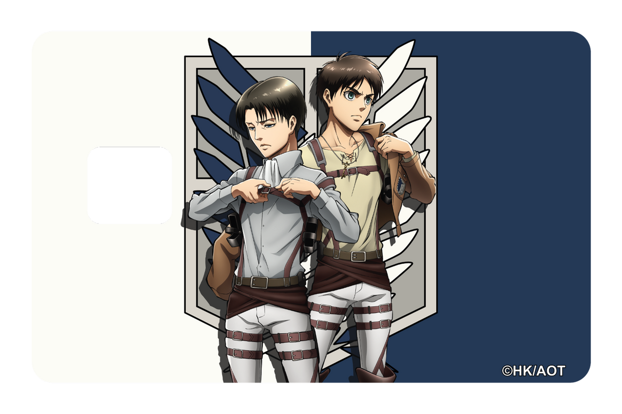 Levi and Eren Duo - Card Covers - Attack on Titan - CUCU Covers