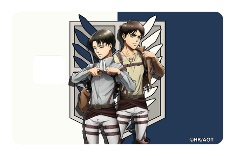 Levi and Eren Duo - Card Covers - Attack on Titan - CUCU Covers