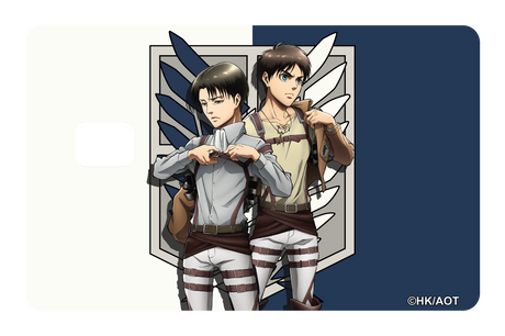 Levi and Eren Duo - Card Covers - Attack on Titan - CUCU Covers