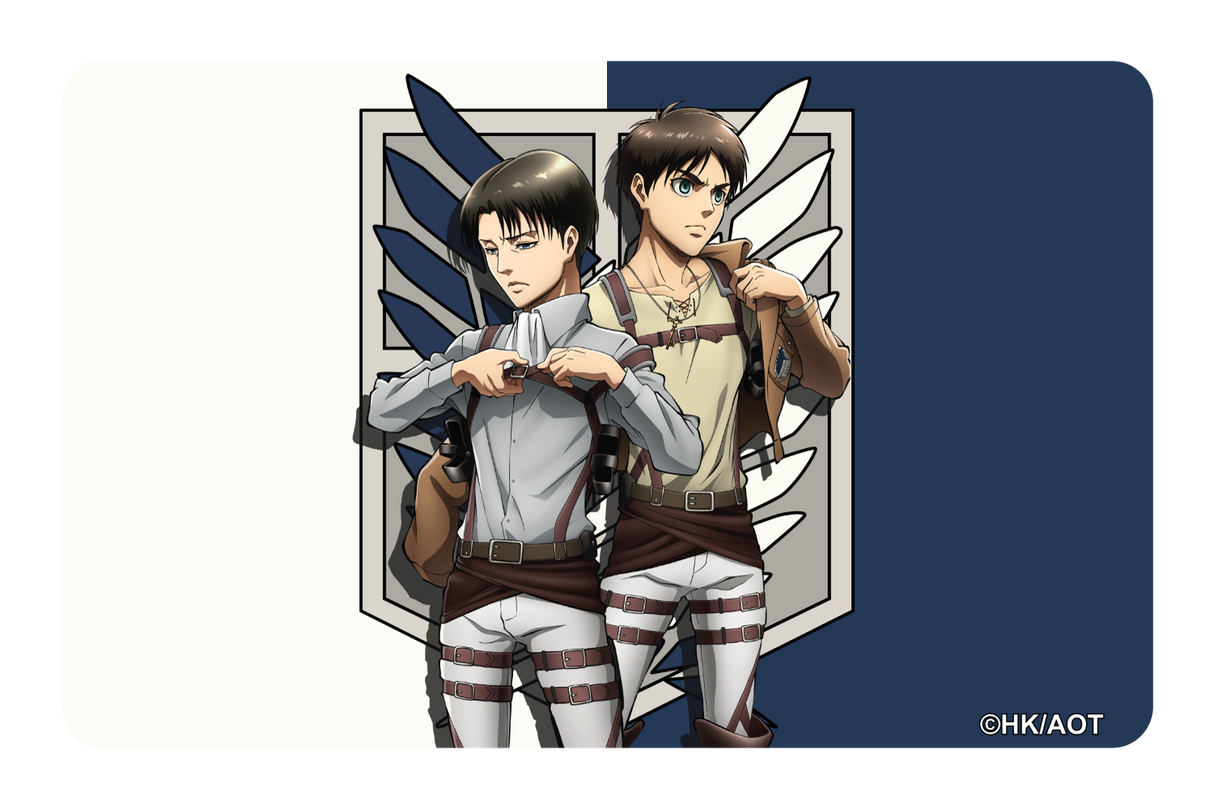 Levi and Eren Duo - Card Covers - Attack on Titan - CUCU Covers