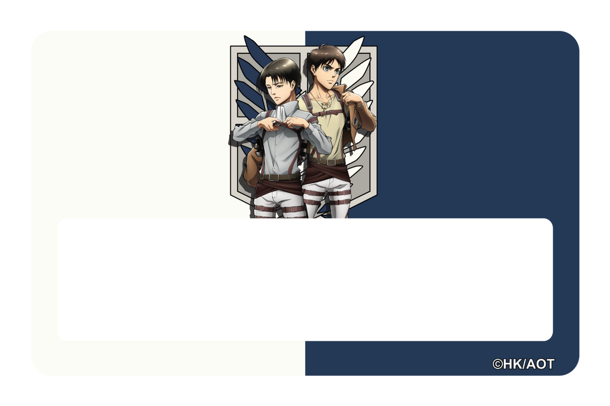 Levi and Eren Duo - Card Covers - Attack on Titan - CUCU Covers