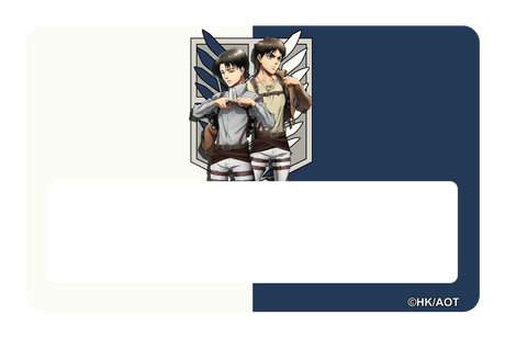 Levi and Eren Duo - Card Covers - Attack on Titan - CUCU Covers