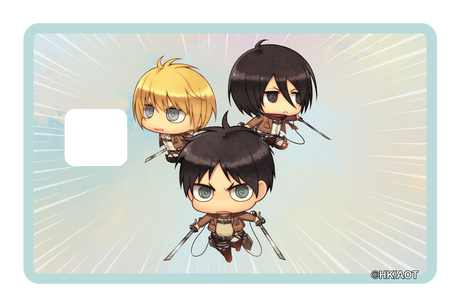 Chibi Squad - Card Covers - Attack on Titan - CUCU Covers