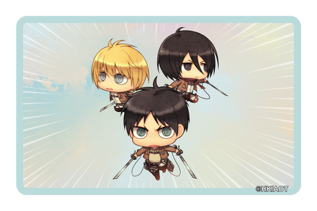 Chibi Squad - Card Covers - Attack on Titan - CUCU Covers