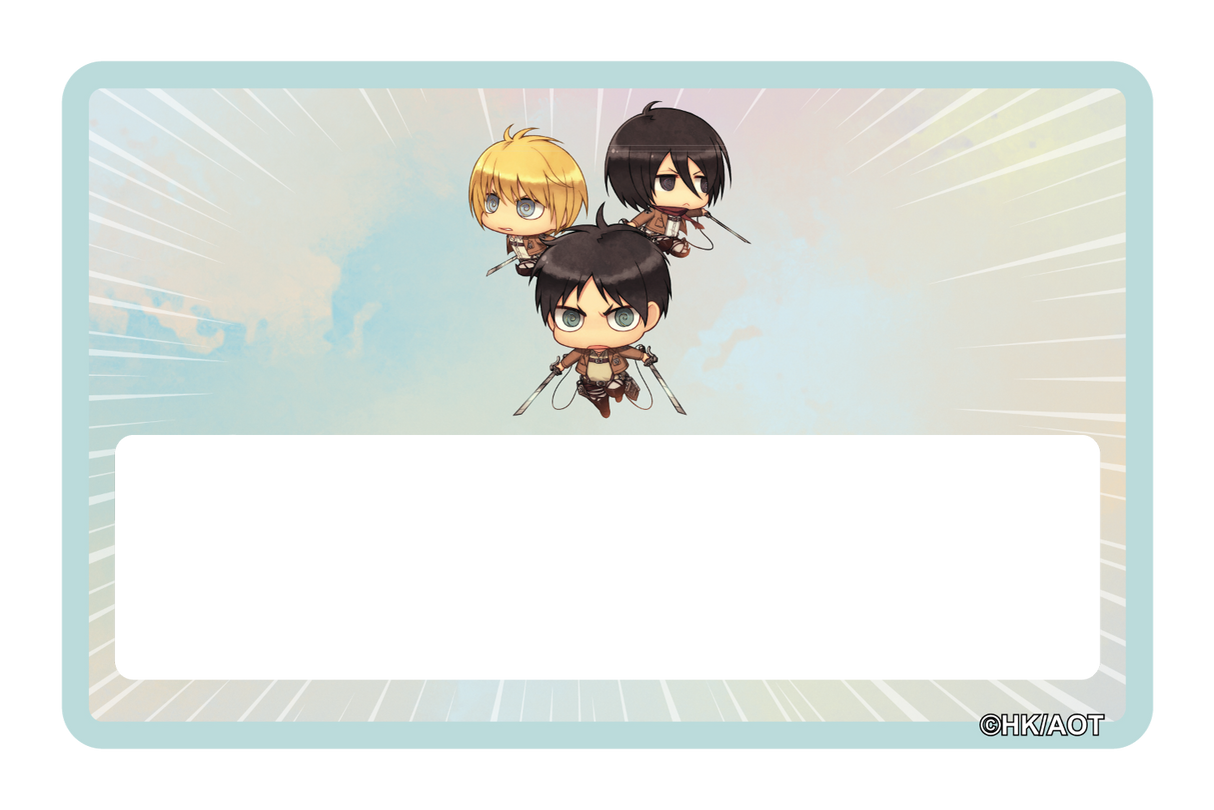 Chibi Squad - Card Covers - Attack on Titan - CUCU Covers