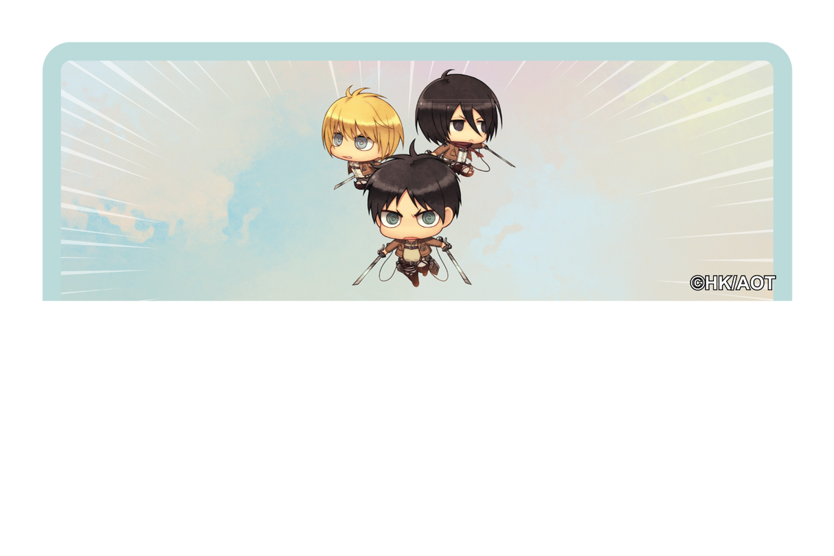 Chibi Squad - Card Covers - Attack on Titan - CUCU Covers