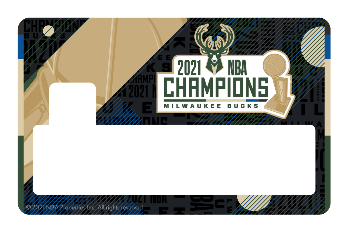 2021 NBA Champions: Milwaukee Bucks - Fear the Deer - Card Covers - NBALAB - CUCU Covers