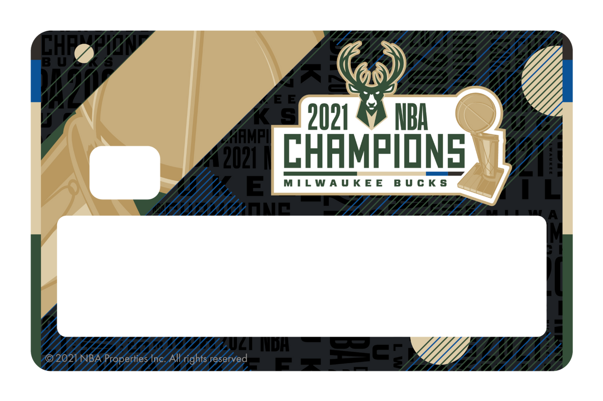 2021 NBA Champions: Milwaukee Bucks - Fear the Deer - Card Covers - NBALAB - CUCU Covers