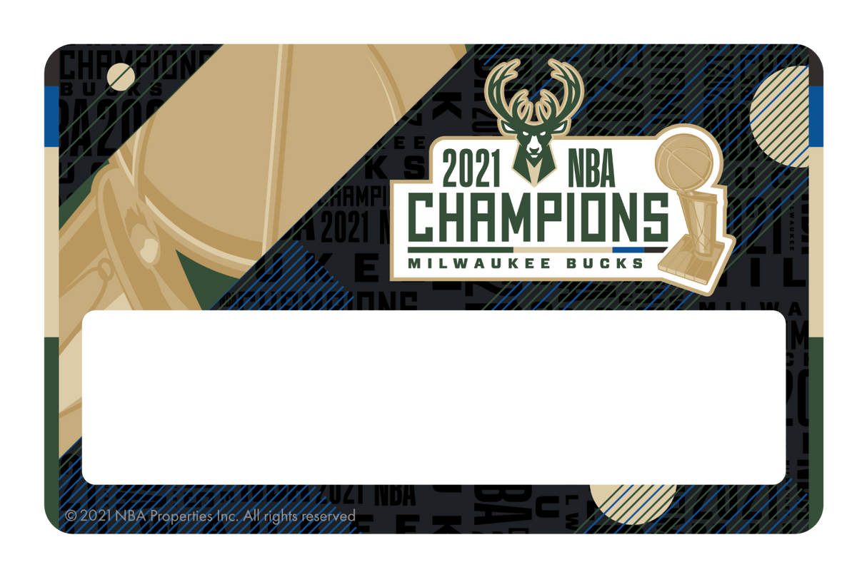 2021 NBA Champions: Milwaukee Bucks - Fear the Deer - Card Covers - NBALAB - CUCU Covers