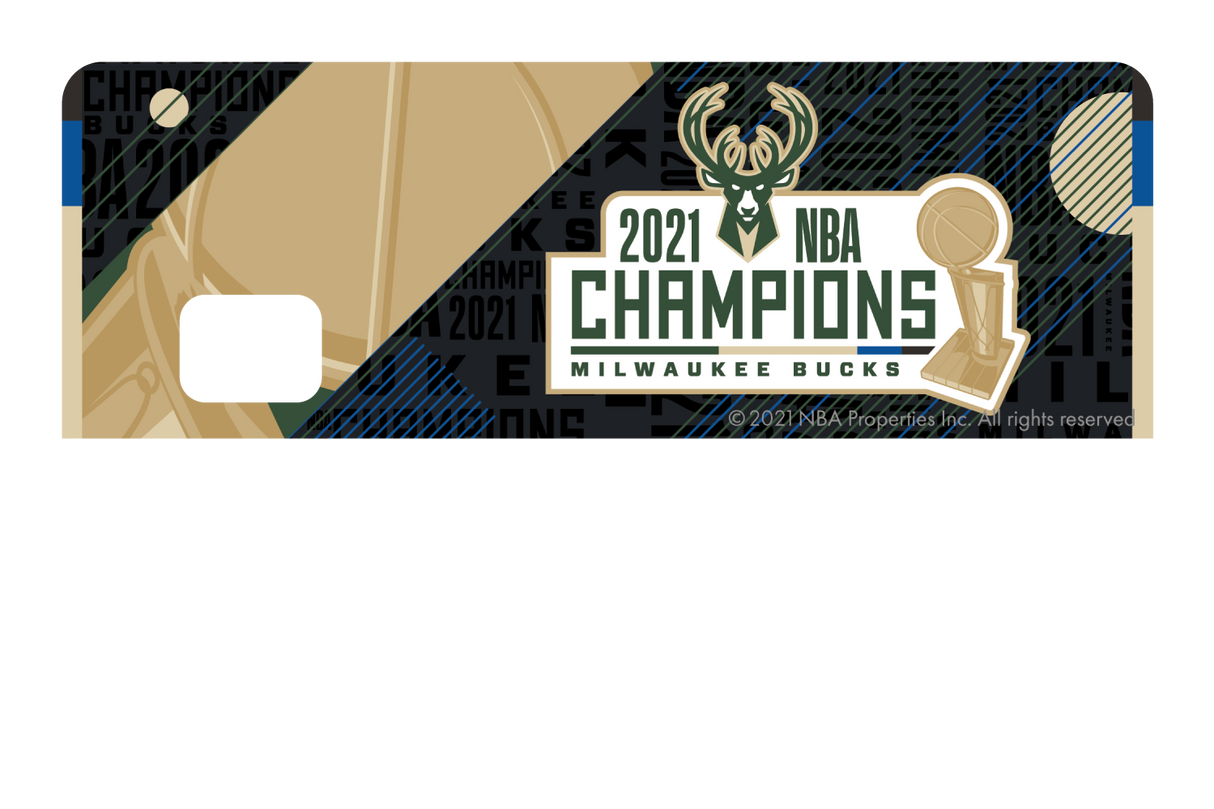 2021 NBA Champions: Milwaukee Bucks - Fear the Deer - Card Covers - NBALAB - CUCU Covers