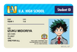 Student ID - Izuku Midoriya - Card Covers - My Hero Academia - CUCU Covers