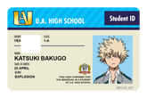 Student ID - Katsuki Bakugo