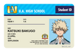 Student ID - Katsuki Bakugo - Card Covers - My Hero Academia - CUCU Covers