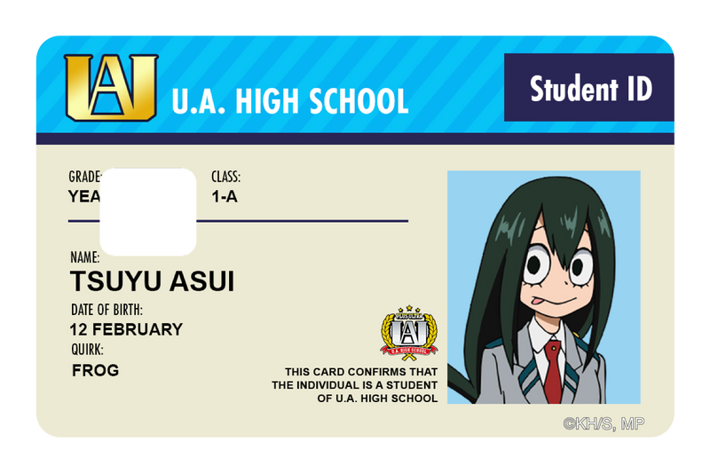 Student ID - Tsuyu Asui