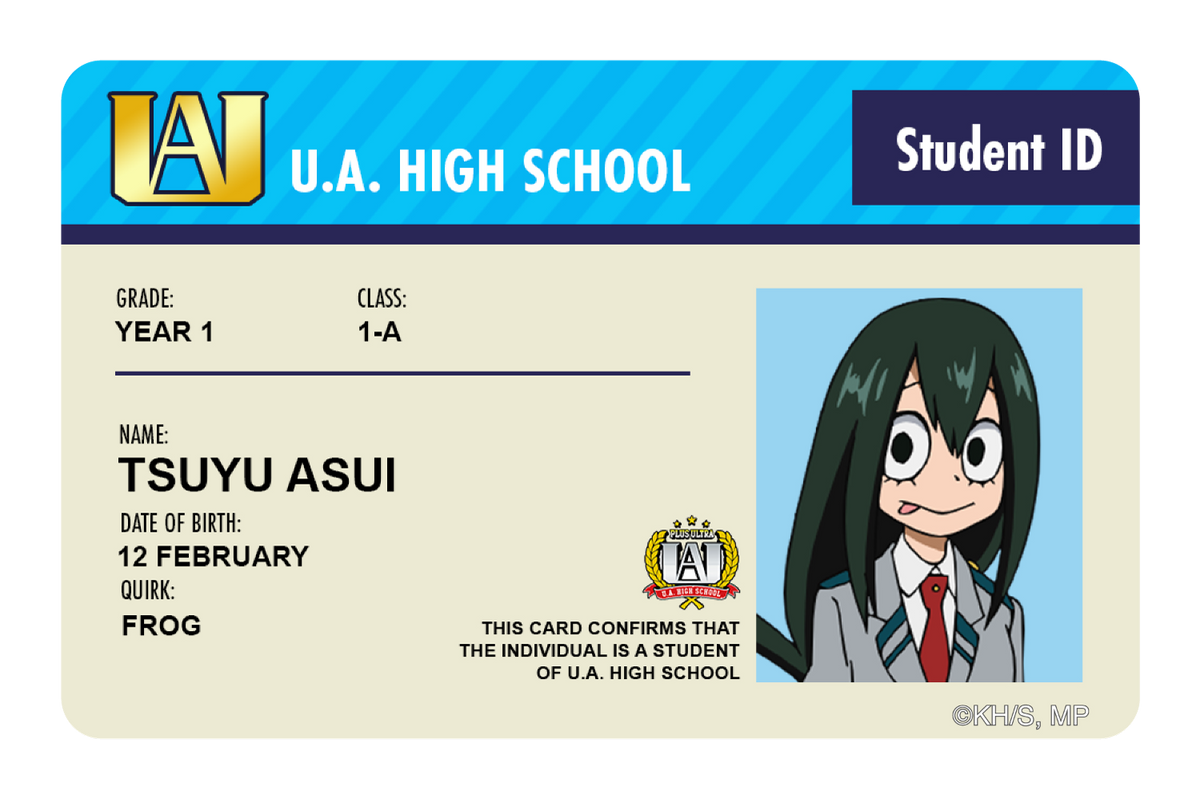 Student ID - Tsuyu Asui
