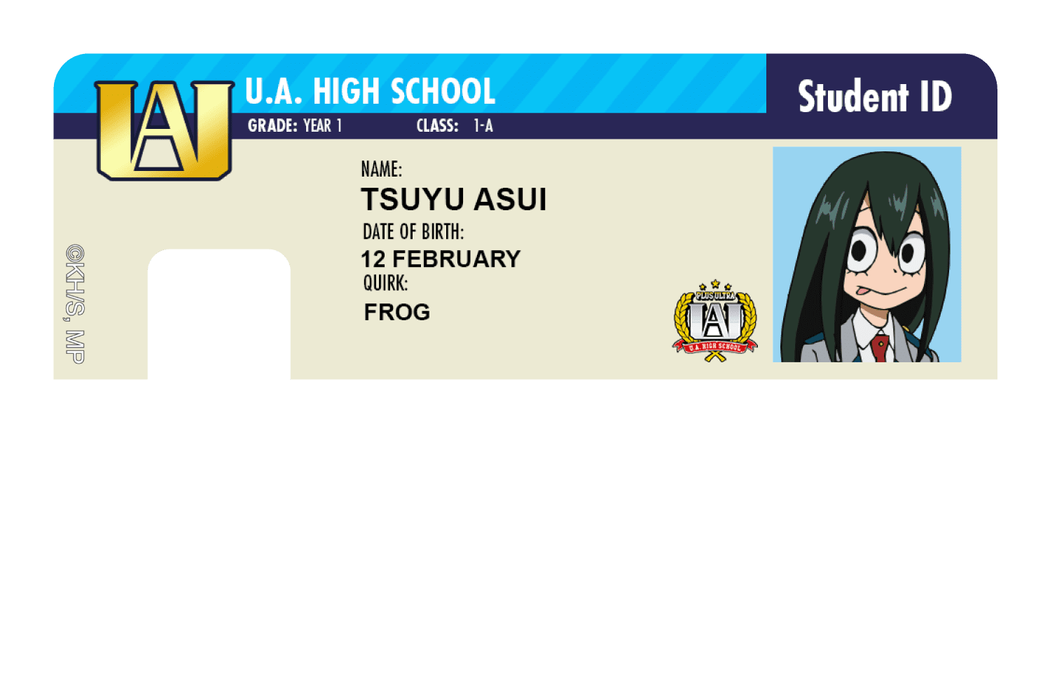 Student ID - Tsuyu Asui